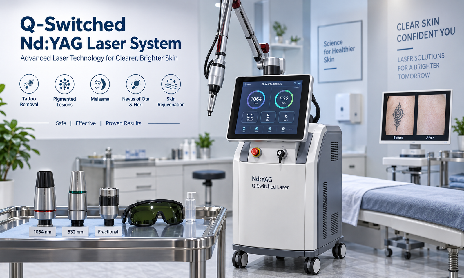 Q-Switched Nd:YAG Laser System